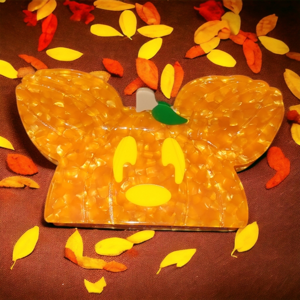 Mickey Mouse Pumpkin Hair Claw